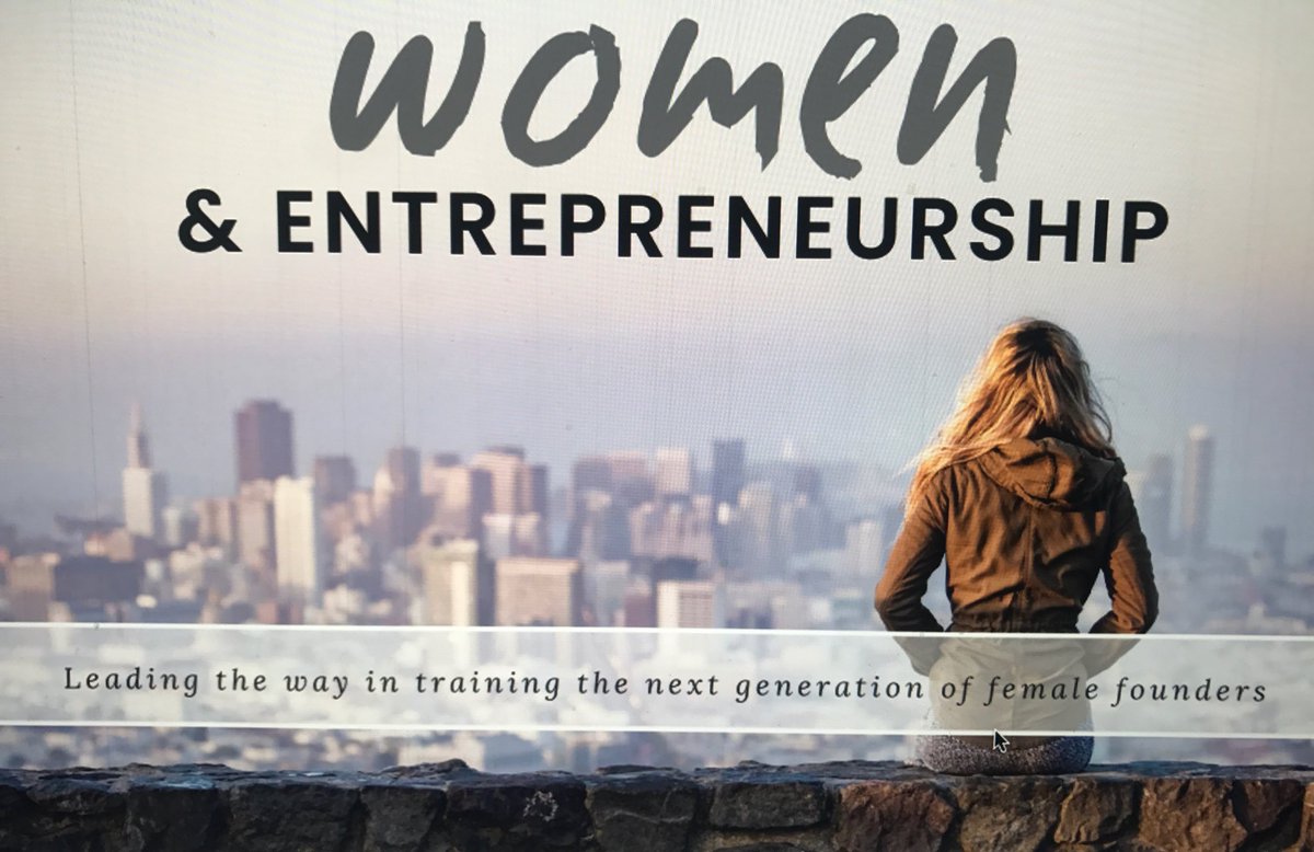 Women in entrepreneurship graphic